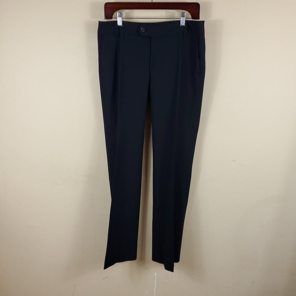 Banana Republic Black Straight Leg Stretch Trouser Size 4